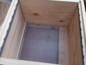 intérieur ruche Warré