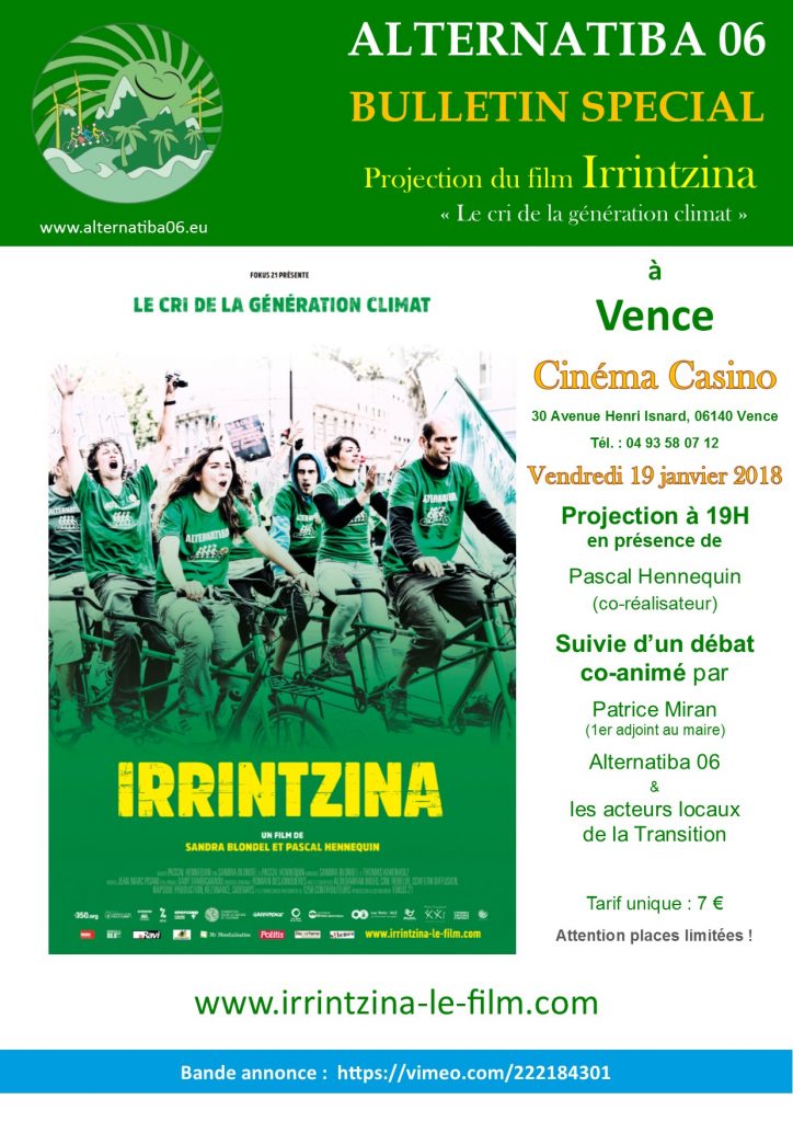 Irrintzina Vence 19 janvier