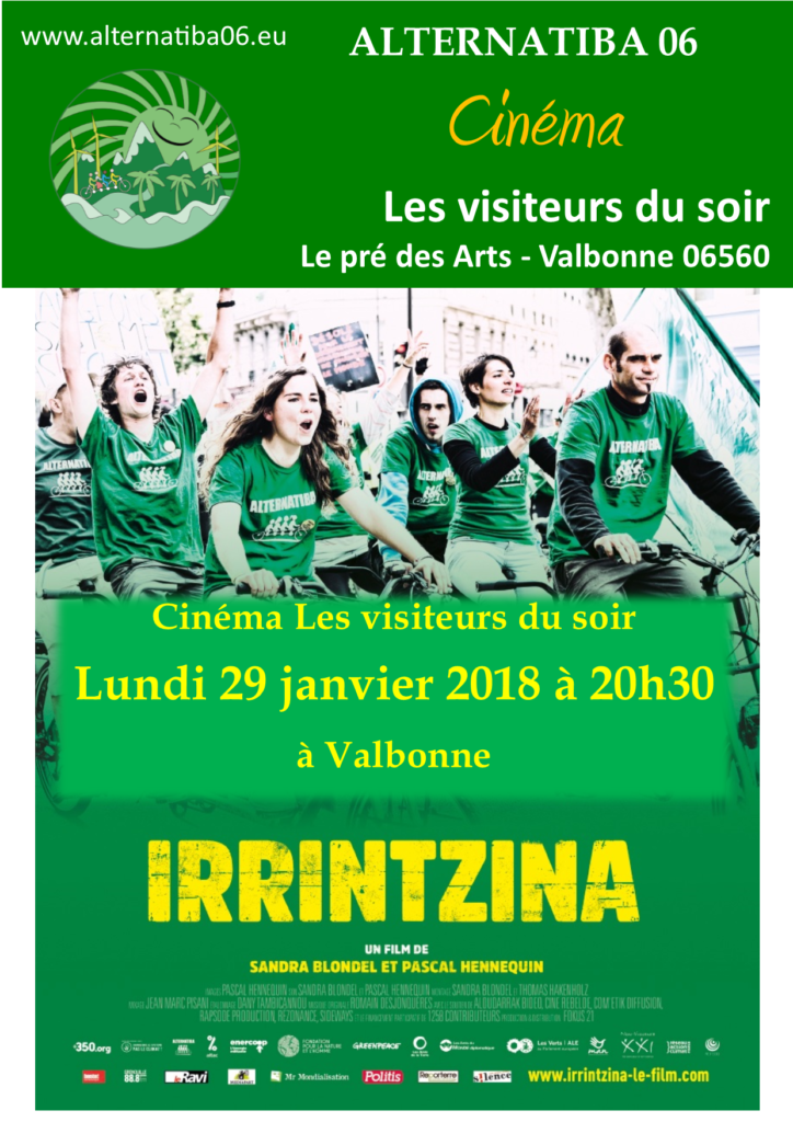 Newsletter Affiche ciné & débat 29 janvier Valbonne