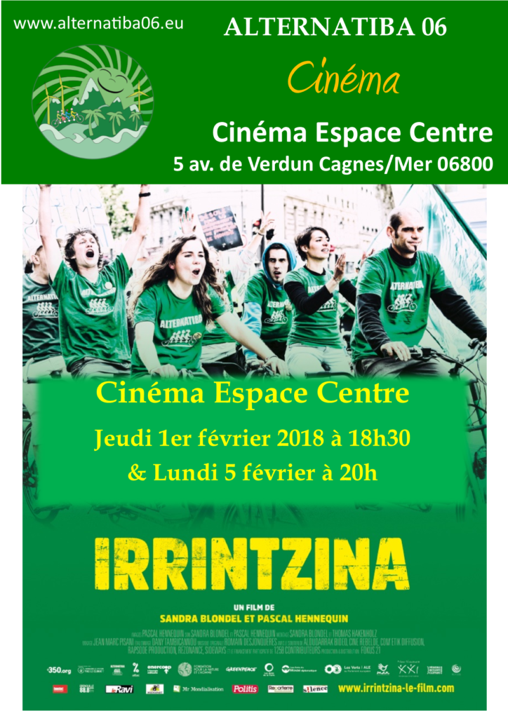 Newsletter Affiche ciné & débat 1er février janvier Cagnes